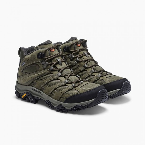 Merrell Moab 3 Smooth Mid GORE-TEX Olive Men