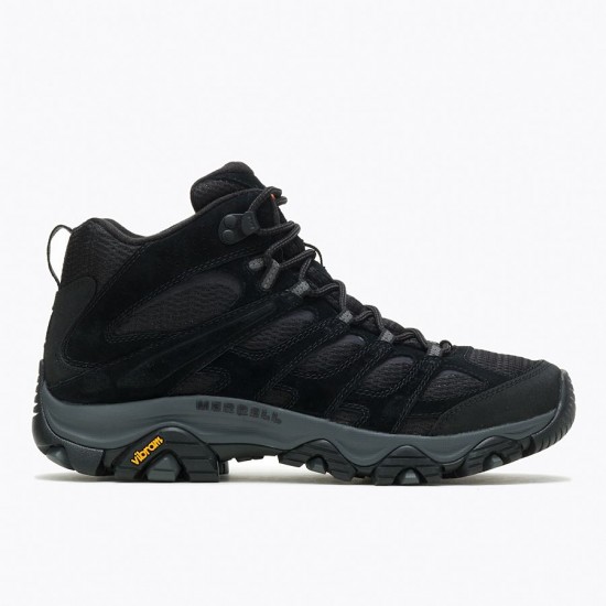 Merrell Moab 3 Mid Wide Width Black Night Men