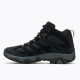 Merrell Moab 3 Mid Wide Width Black Night Men