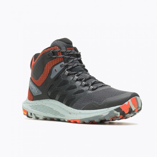 Merrell Nova 3 Mid GORE-TEX Black/Tangerine Men