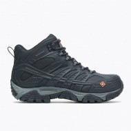 Merrell Moab Velocity Mid Waterproof Carbon Fiber Wide Width Black Men