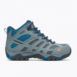 Merrell Moab Velocity Mid Waterproof Carbon Fiber Wide Width Castle Rock Men