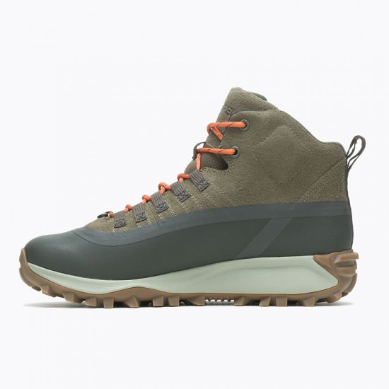 Merrell Thermo Snowdrift Mid Shell Waterproof Olive Men