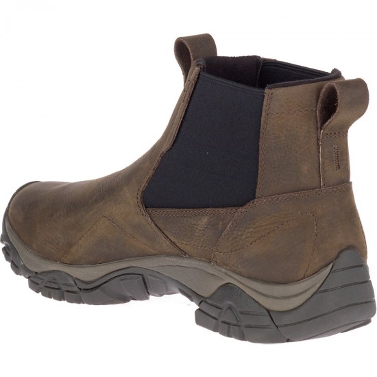 Merrell Moab Adventure Chelsea Polar Waterproof Wide Width Brown Men