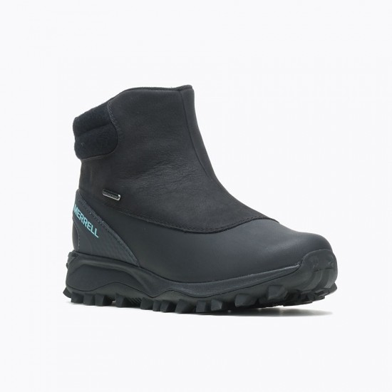 Merrell Thermo Kiruna Mid Zip Waterproof Black/Canal Women