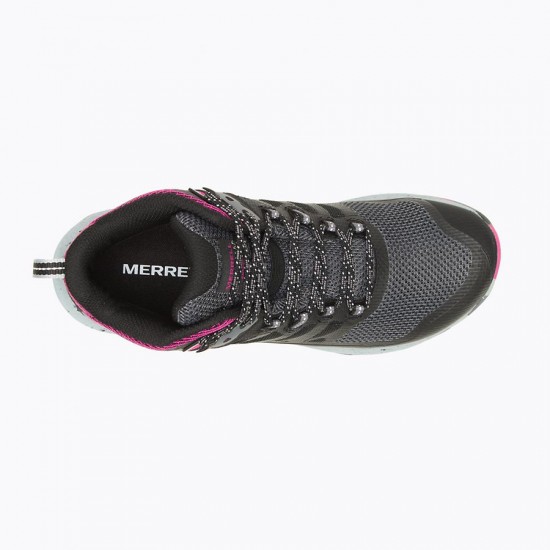 Merrell Antora 3 Mid Waterproof Black/Fuchsia Women